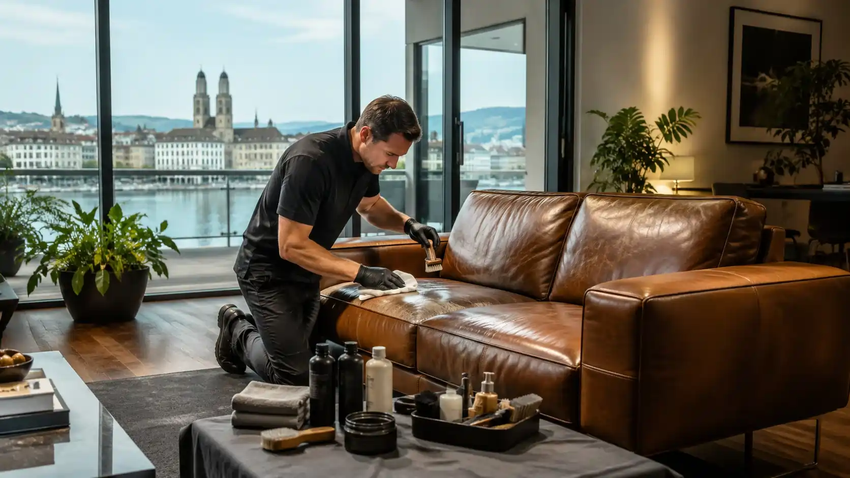 Leather Sofa Cleaning Zurich | Expert Care & Restoration