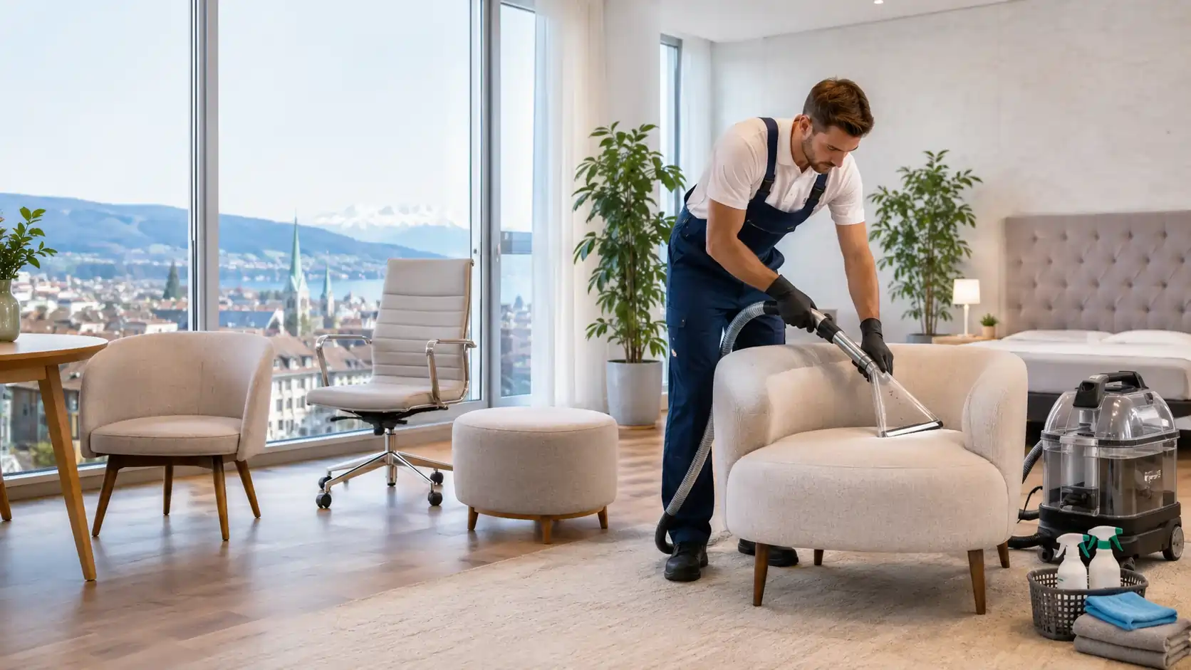 Professionelle Polsterreinigung Zürich für Möbel & Polsterstoffe