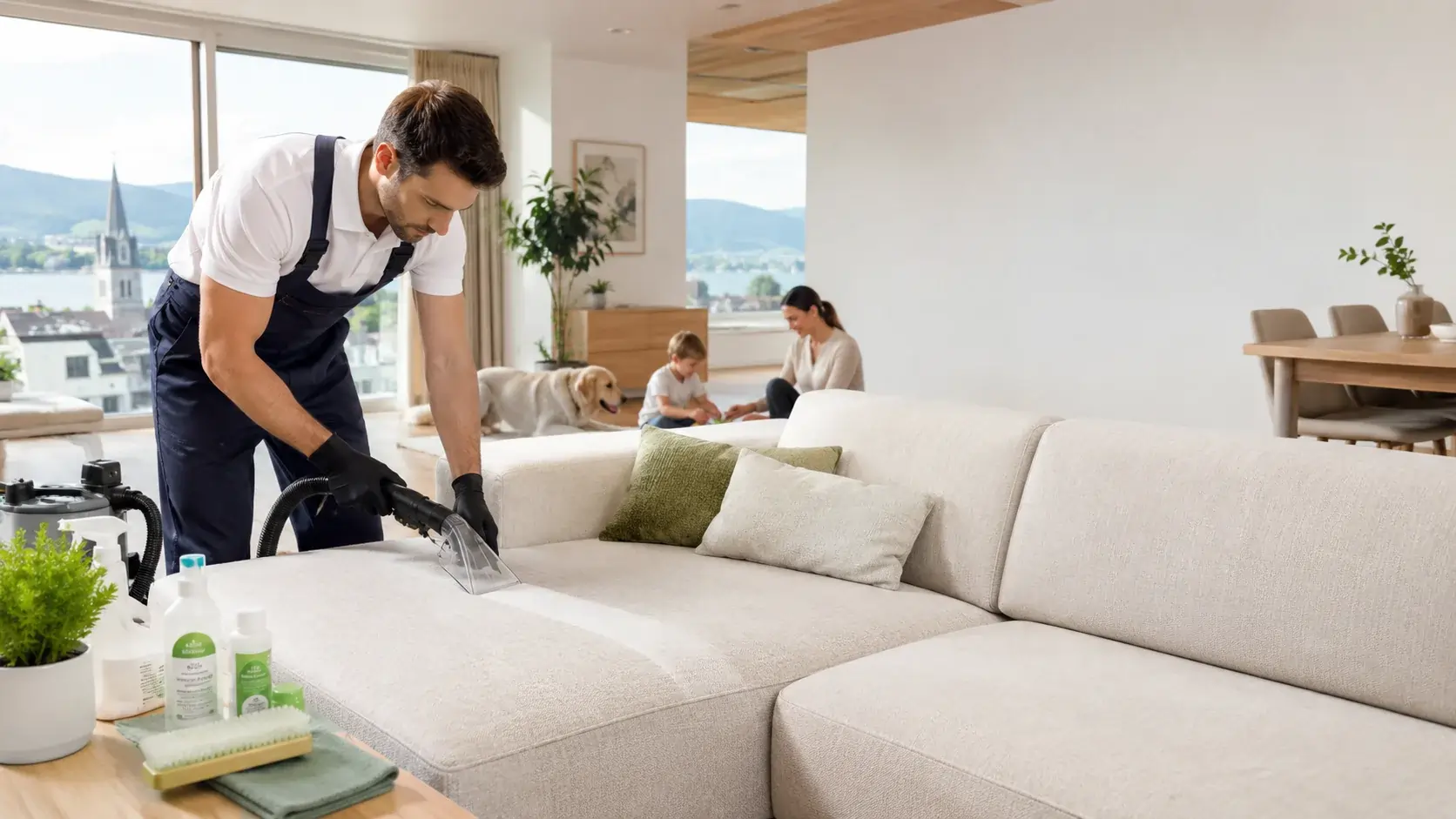 Professional Upholstery Cleaning Zurich for Furniture & Fabrics