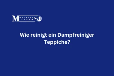 Wie reinigt ein Dampfreiniger Teppiche?