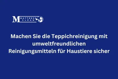 Machen Sie die Teppichreinigung mit umweltfreundlichen Reinigungsmitteln für Haustiere sicher