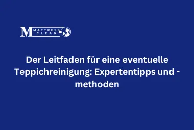 Der Leitfaden für eine eventuelle Teppichreinigung: Expertentipps und -methoden