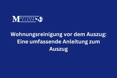 Wohnungsreinigung vor dem Auszug: Eine umfassende Anleitung zum Auszug