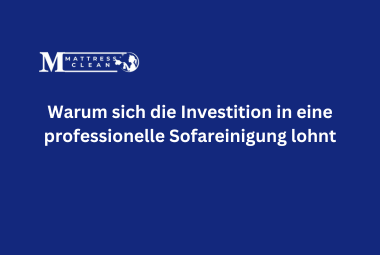 Warum sich die Investition in eine professionelle Sofareinigung lohnt