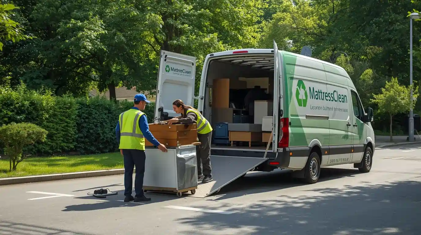 MattressClean Team bei der umweltfreundlichen Möbel- und Haushaltsentsorgung in Zürich