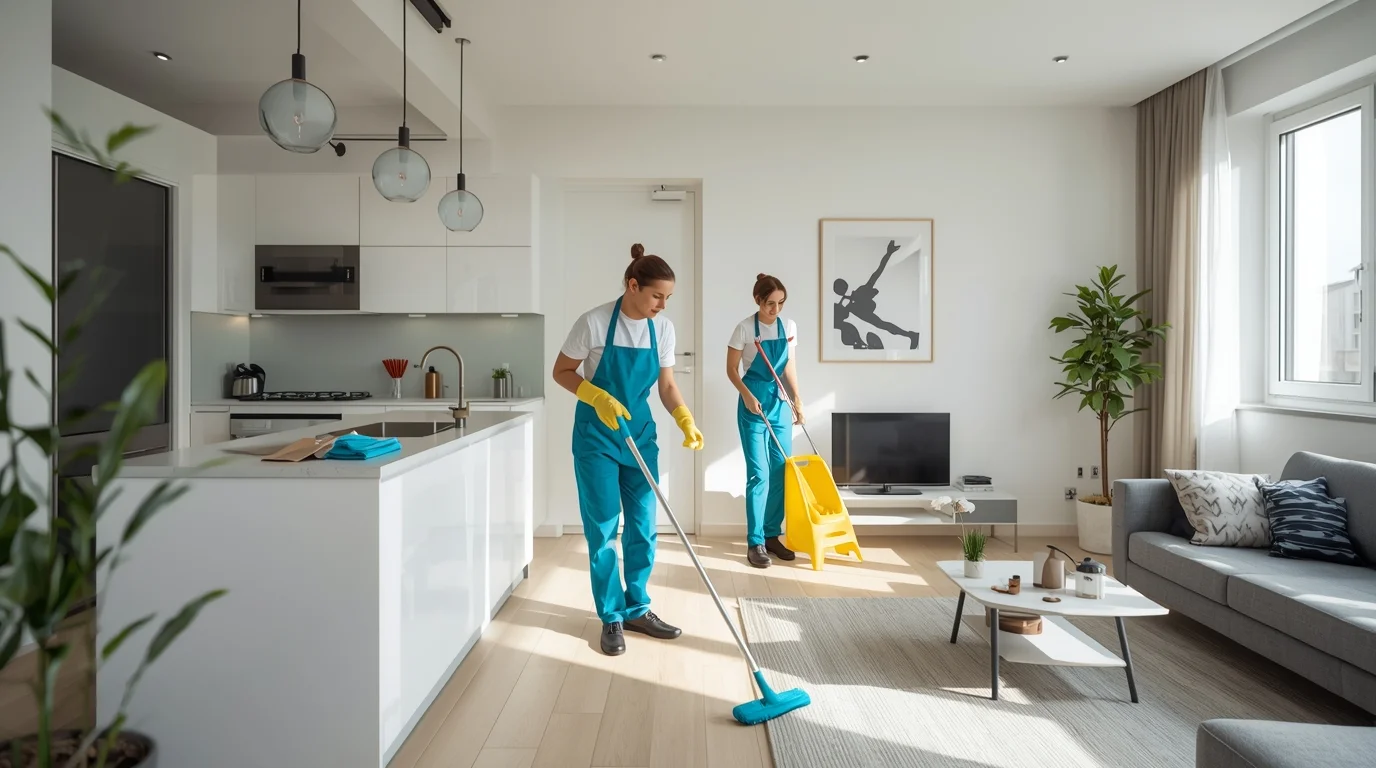 Professional End of Tenancy Cleaning in Zurich apartment before handover